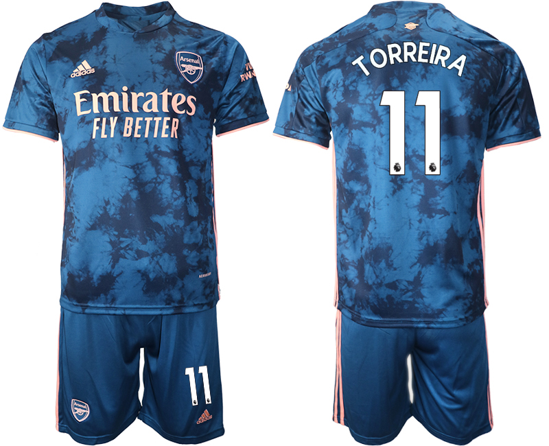 Men 2021 Arsenal away #11 soccer jerseys->customized soccer jersey->Custom Jersey